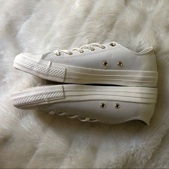 Cream leather Converse 9 - Picture 4 of 8